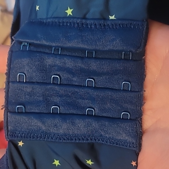 💖 3/$33 Rare Torrid Teal Neon Star Wire-Free push-Up Bra - Picture 3 of 4